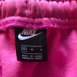 Pink nike sweats